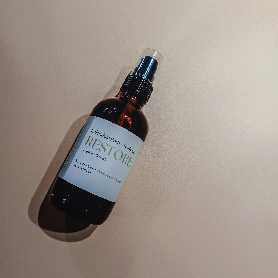 Calendula Bath + Body Oil: Restore