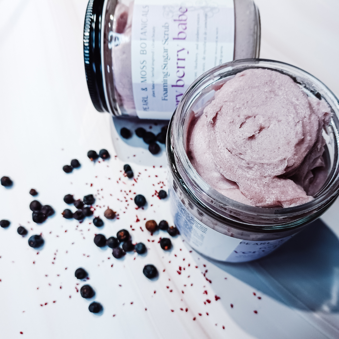 Foaming Sugar Scrub: Very Berry Babe