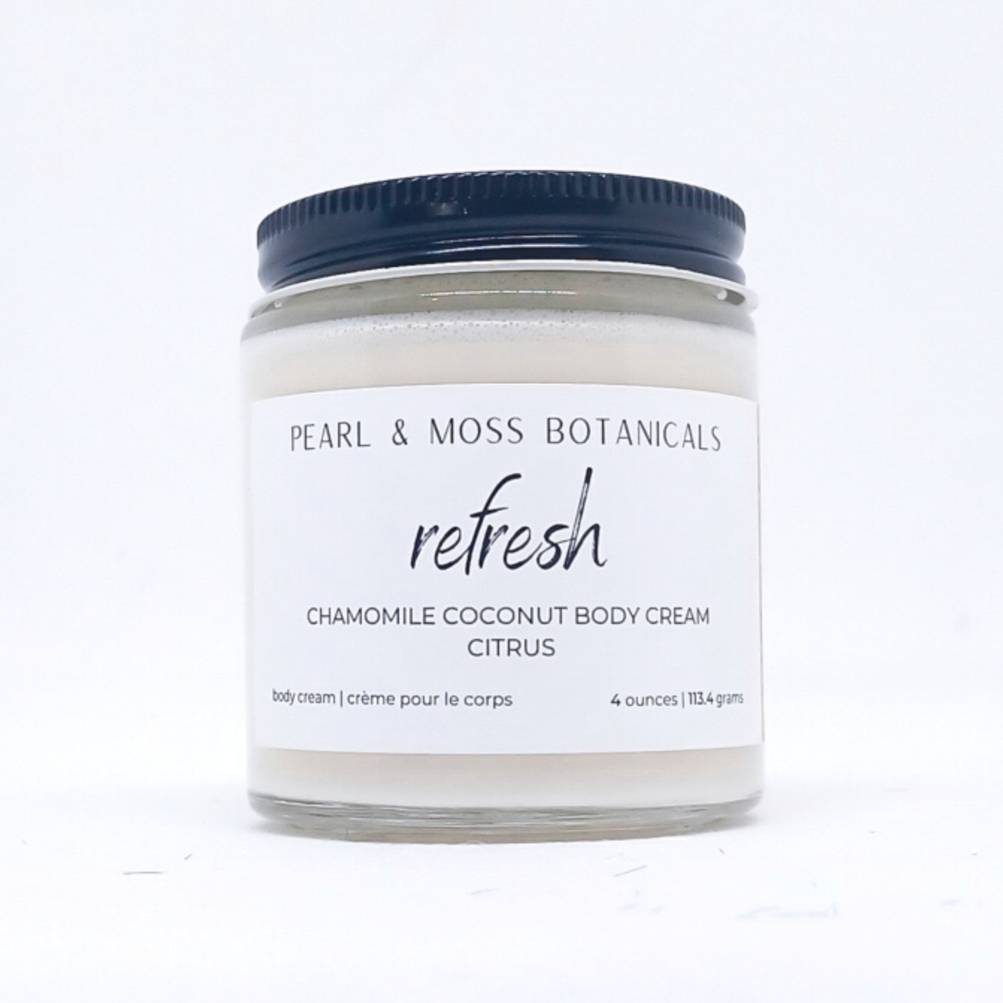 REFRESH: Light and citrusy, REFRESH is a blend of pink grapefruit, bergamot and sweet orange essential oils. Light and smooth, the Chamomile Coconut Body Cream is softening and conditioning for the skin, with extra soothing effects from chamomile extract. Rich and luxurious, tucuma and babassu butter shine in this body cream, bringing a velvety smooth finish to your skin, while providing delicious hydration to your skin, courtesy of coconut water.