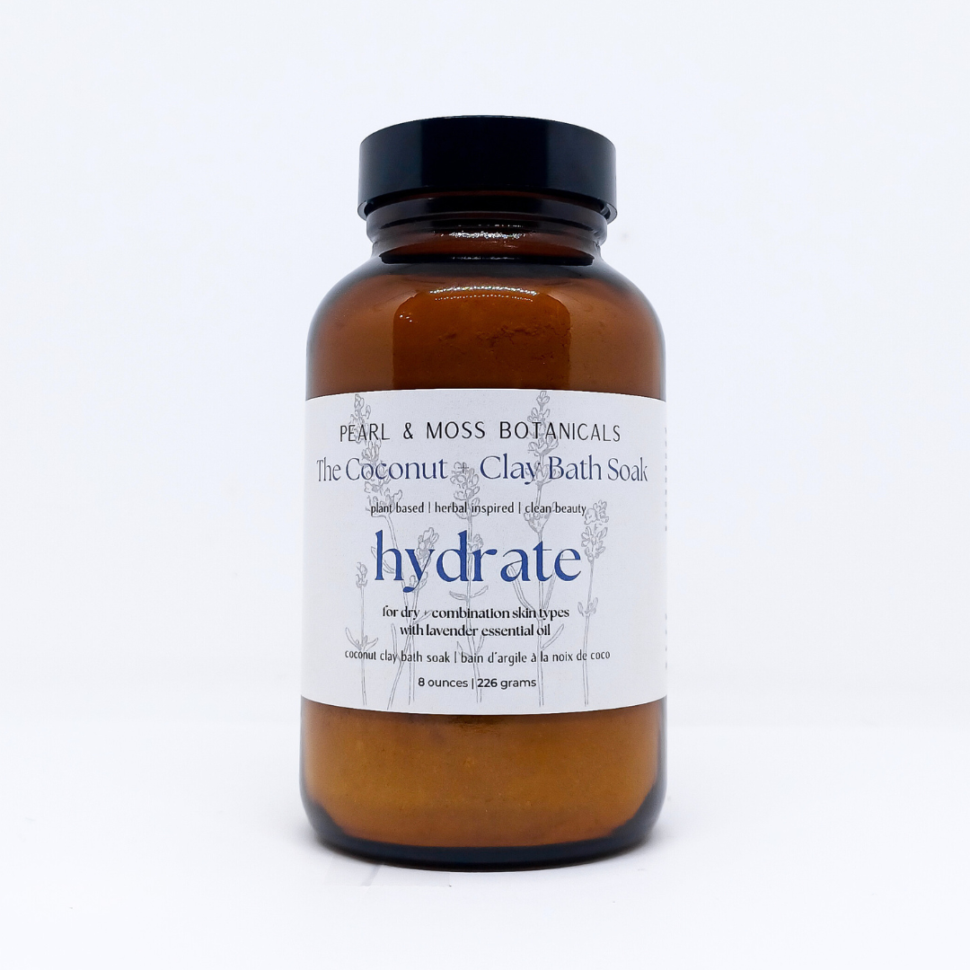 LAST CHANCE: Coconut + Clay Bath Soak: Hydrate (Lavender)