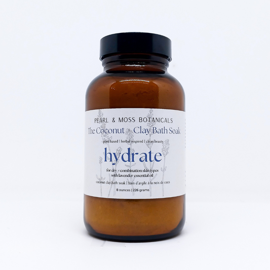 Coconut + Clay Bath Soak: Hydrate (Lavender)