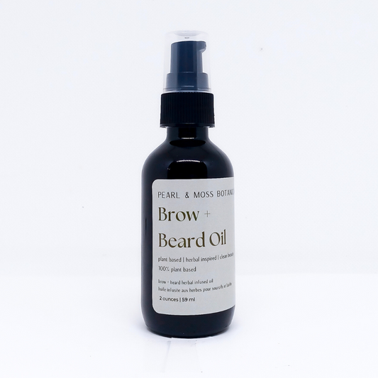 Brow and Beard Balm + Oil Set