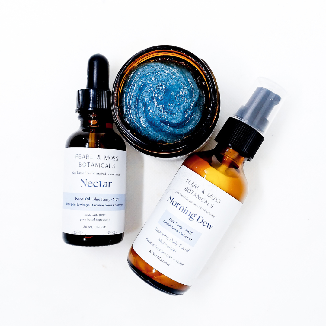 Morning Dew Daily Hydrating Facial Moisturizer: Blue Tansy + MCT