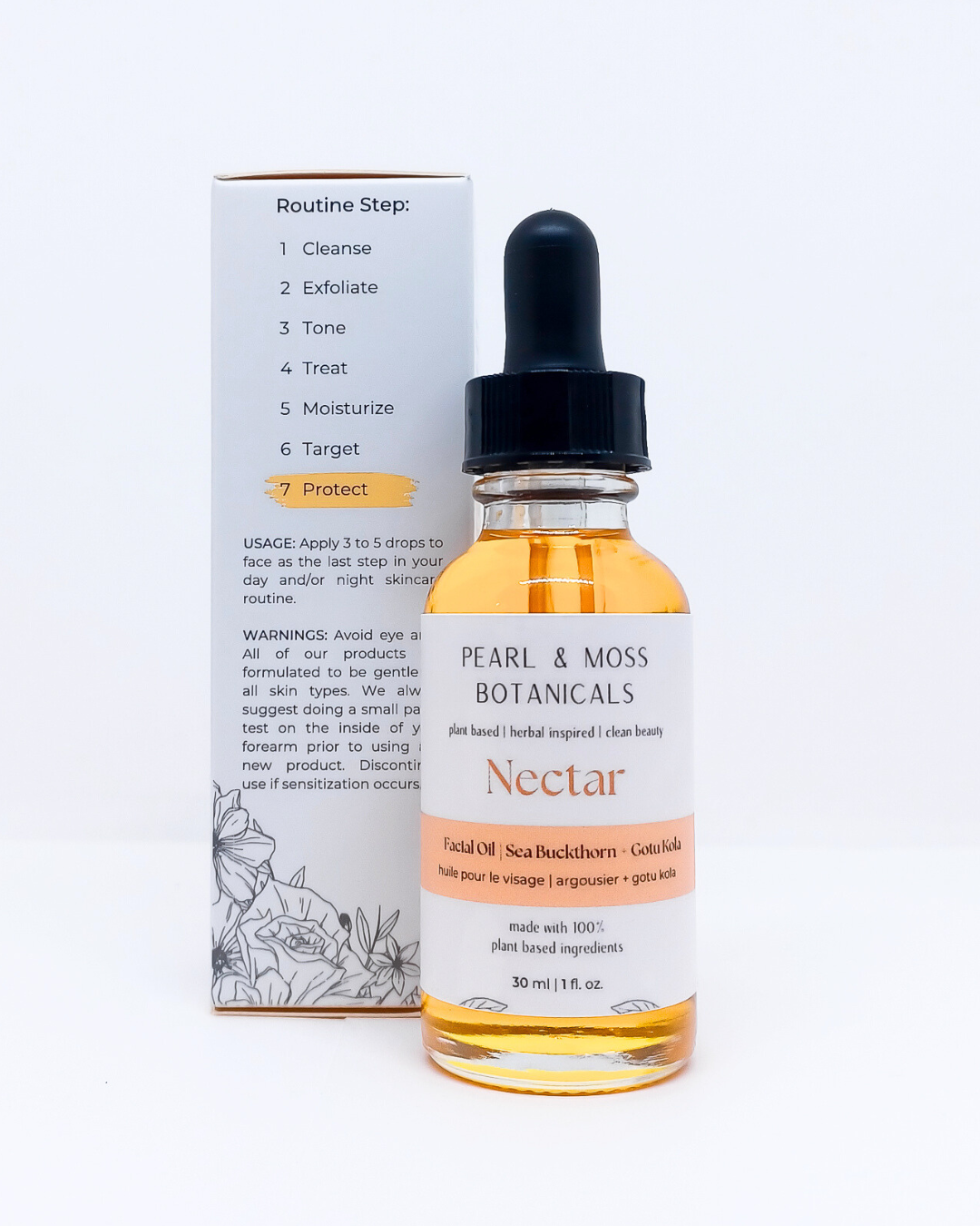 Nectar Facial Oil: Sea Buckthorn + Gotu Kola