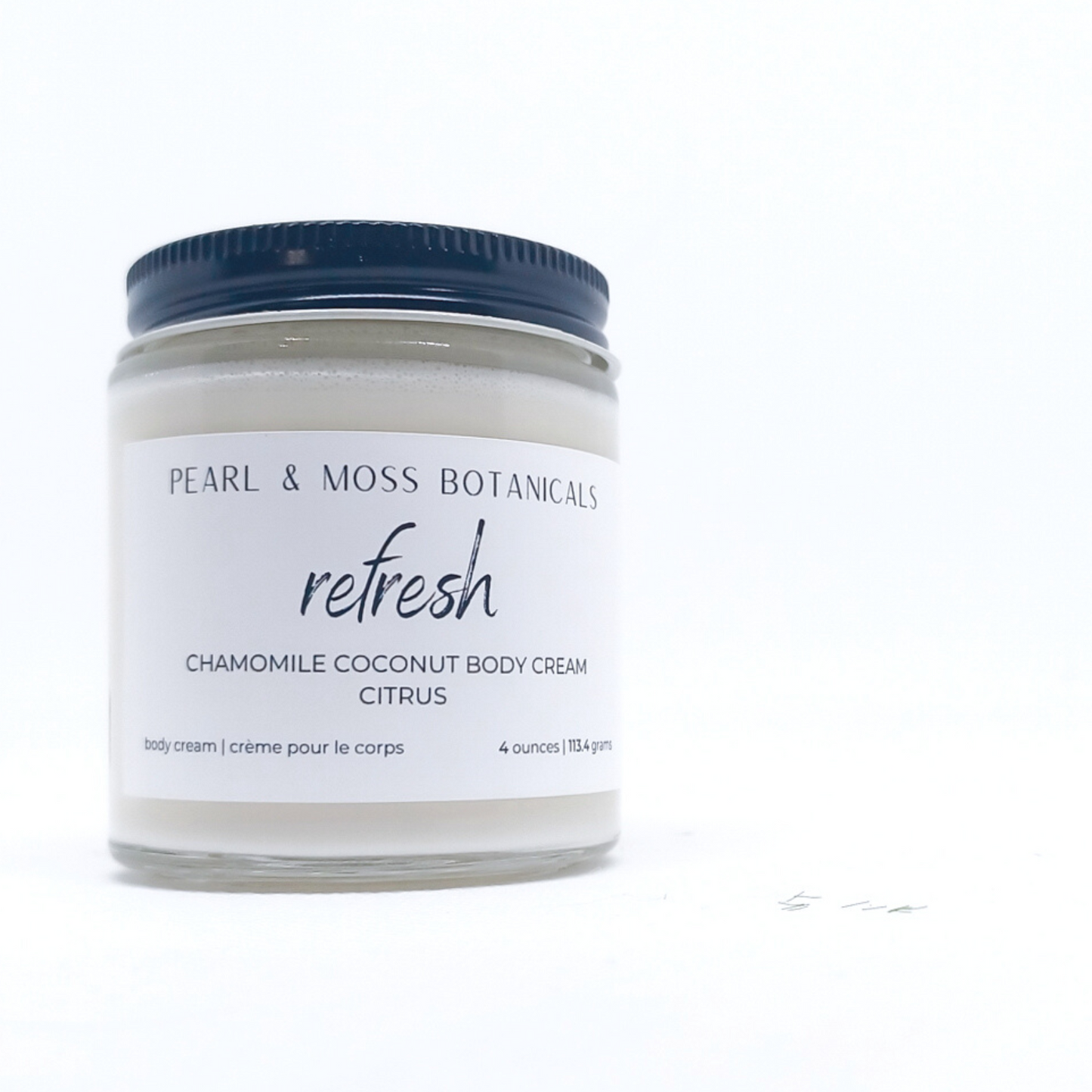 REFRESH: Light and citrusy, REFRESH is a blend of pink grapefruit, bergamot and sweet orange essential oils. Light and smooth, the Chamomile Coconut Body Cream is softening and conditioning for the skin, with extra soothing effects from chamomile extract. Rich and luxurious, tucuma and babassu butter shine in this body cream, bringing a velvety smooth finish to your skin, while providing delicious hydration to your skin, courtesy of coconut water.