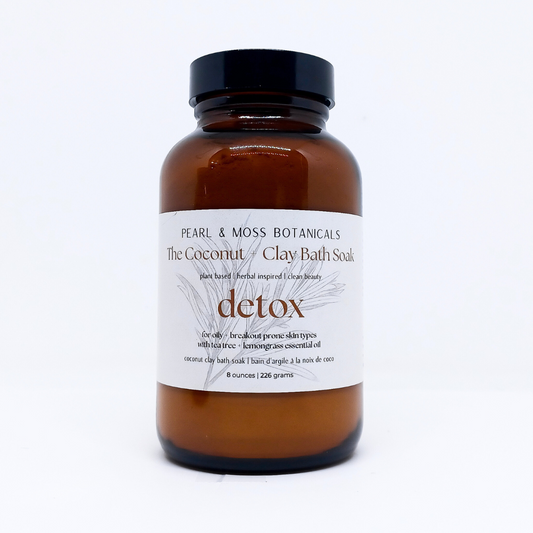 Coconut + Clay Bath Soak: Detox (Tea Tree + Lemongrass)