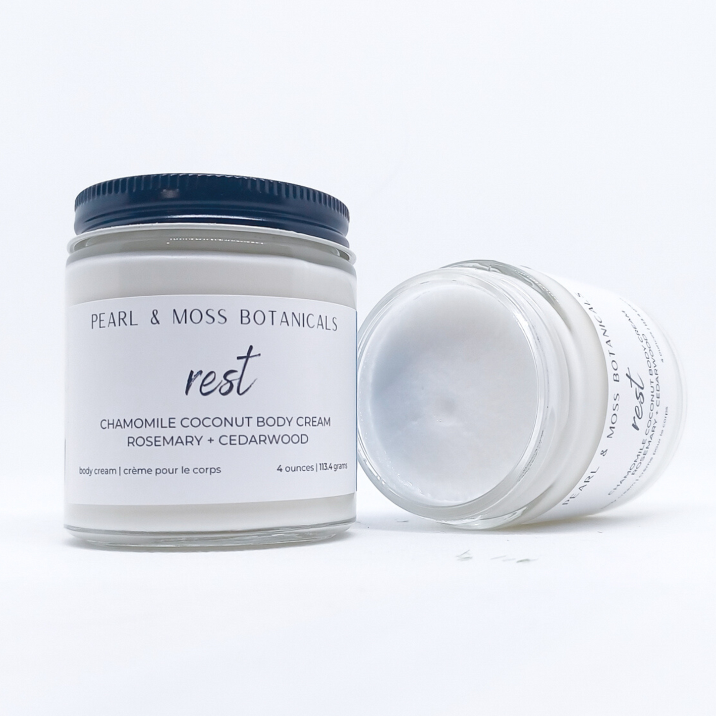 REST: REST is grounding and soothing, combination cedarwood and rosemary essential oils. Light and smooth, the Chamomile Coconut Body Cream is softening and conditioning for the skin, with extra soothing effects from chamomile extract. Rich and luxurious, tucuma and babassu butter shine in this body cream, bringing a velvety smooth finish to your skin, while providing delicious hydration to your skin, courtesy of coconut water.