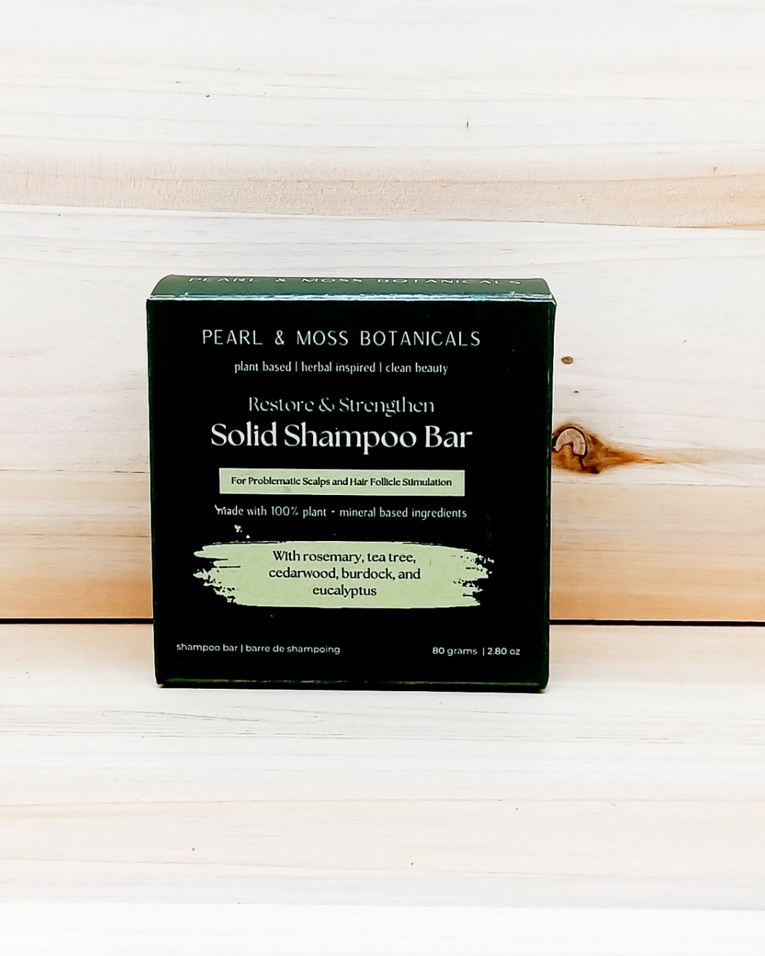 Solid Shampoo Bar - Earthling: Restore & Strengthen