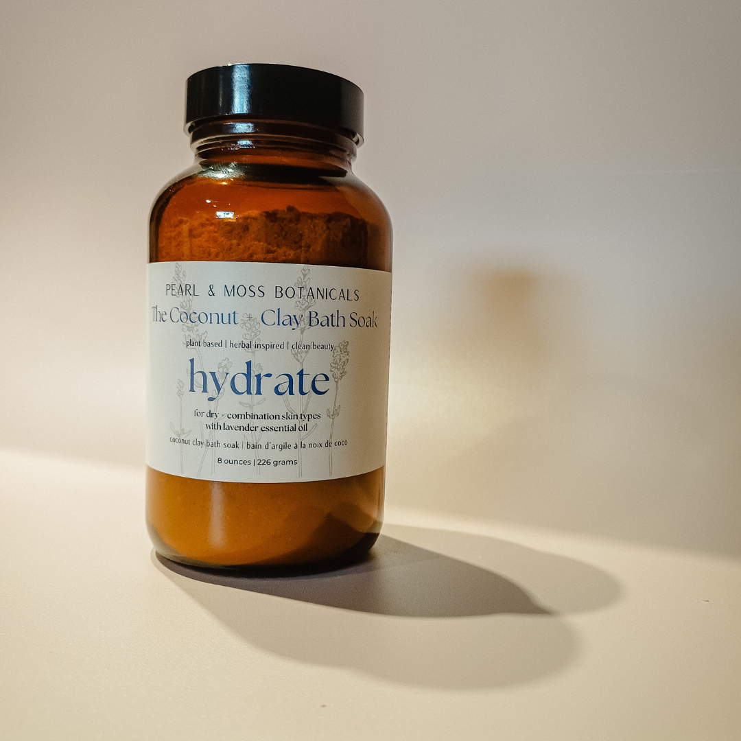 LAST CHANCE: Coconut + Clay Bath Soak: Hydrate (Lavender)