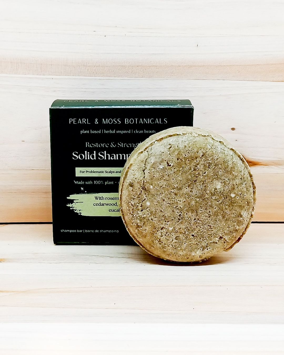 Solid Shampoo Bar - Earthling: Restore & Strengthen