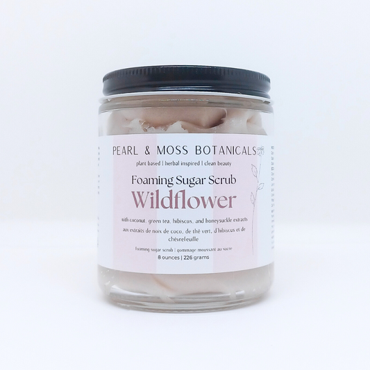 Foaming Sugar Scrub: Wildflower