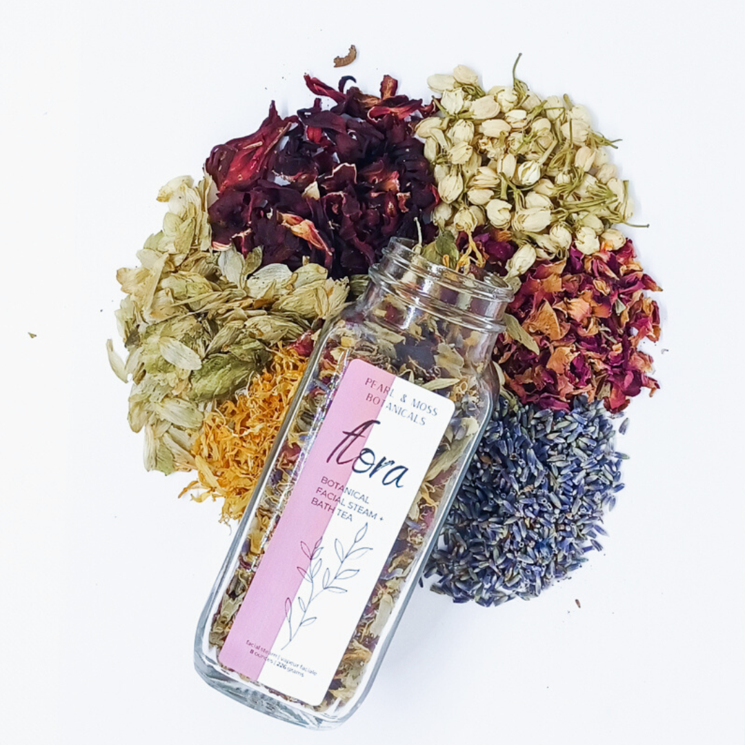 FLORA: The Botanical Facial Steam + Bath Tea