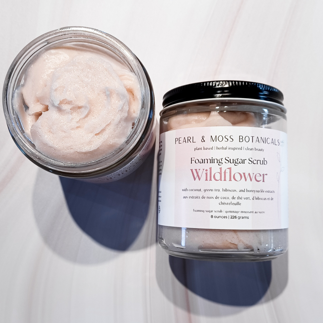 Foaming Sugar Scrub: Wildflower