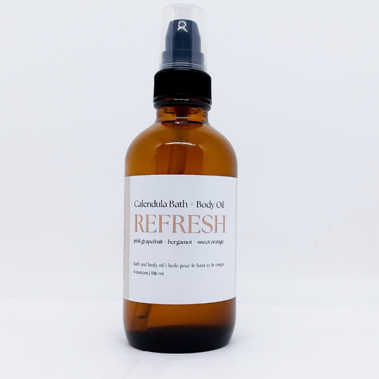 Refill Program: Calendula Bath + Body Oil: Refresh