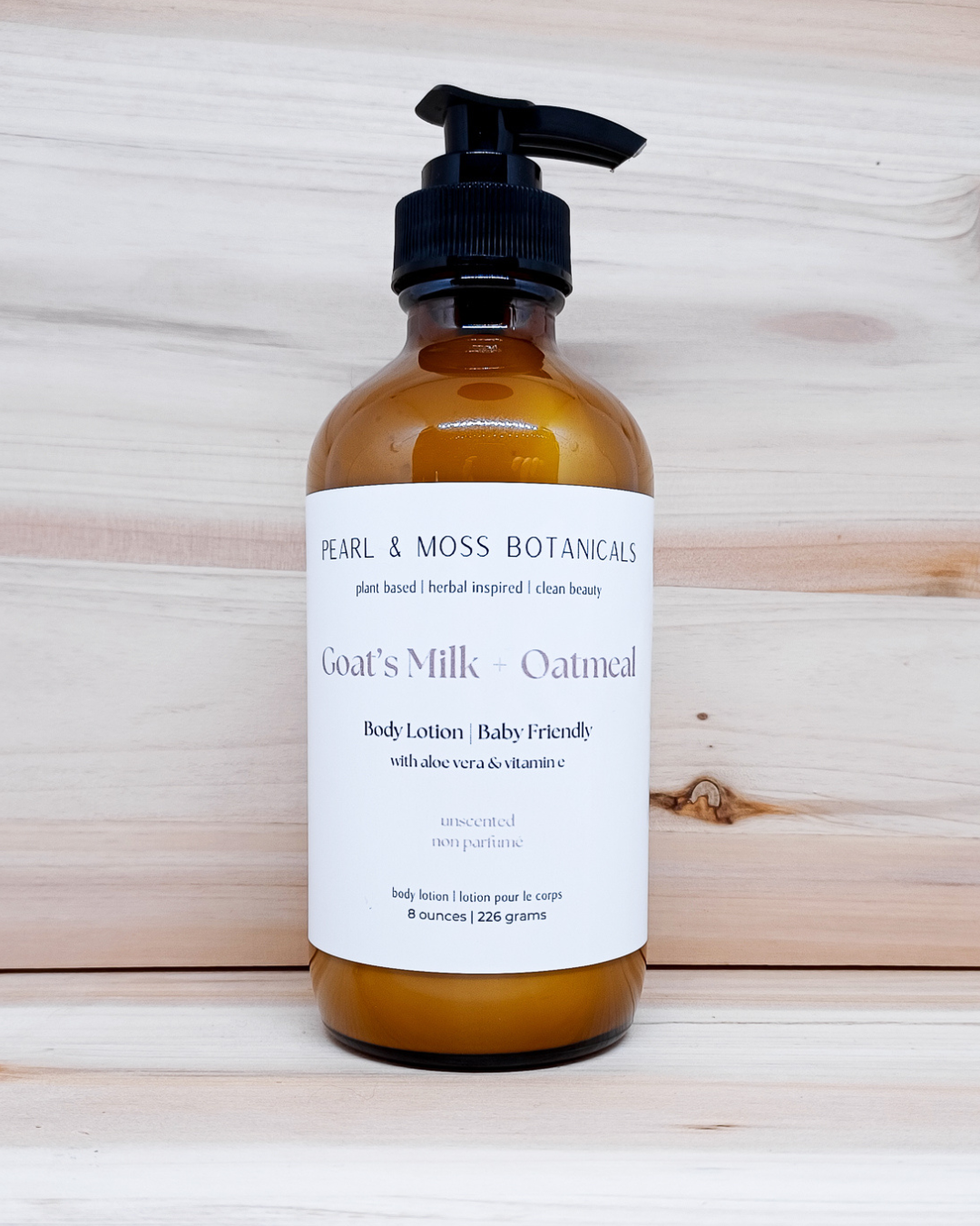 Goat's Milk & Oatmeal Body Lotion (Baby Friendly)