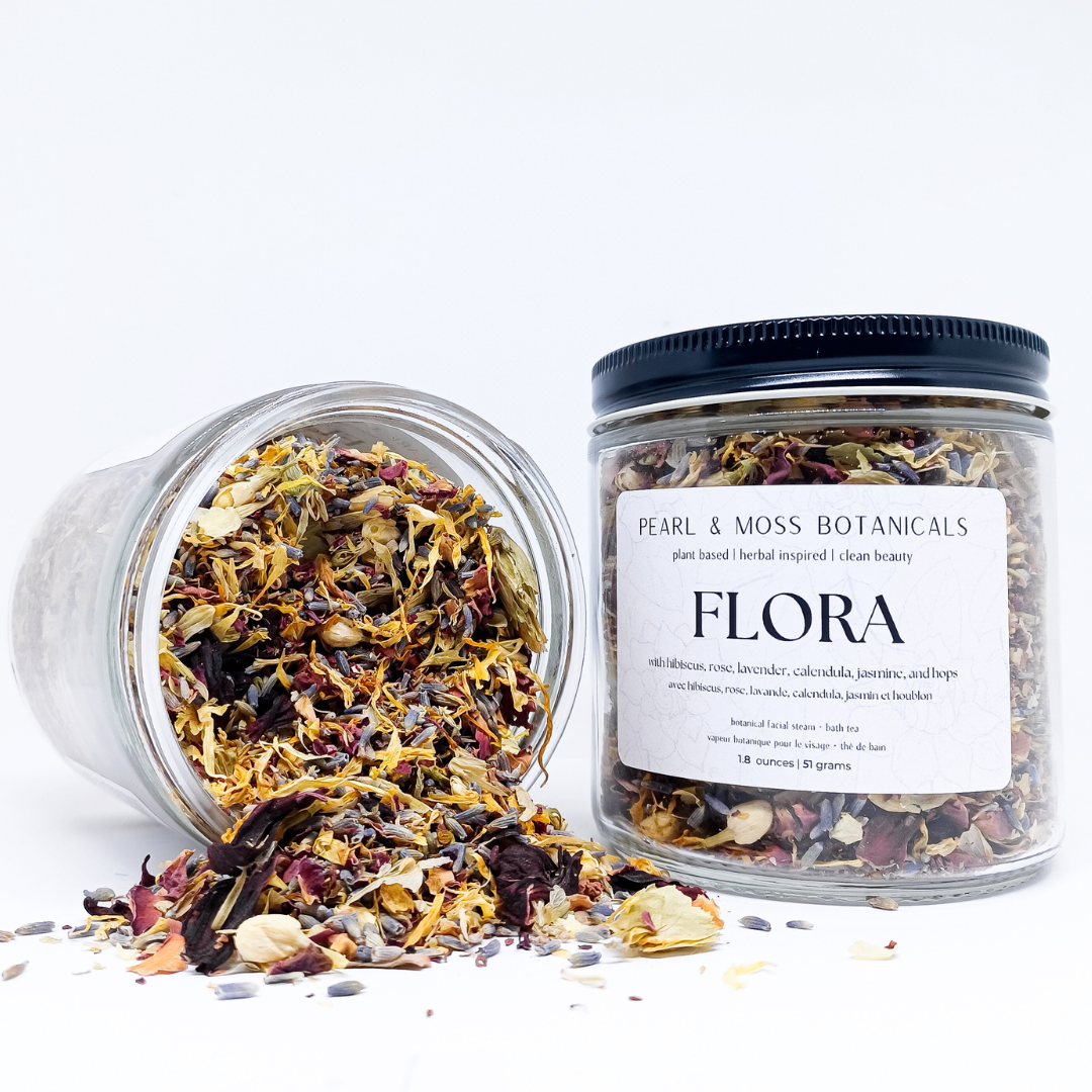 FLORA: The Botanical Facial Steam + Bath Tea