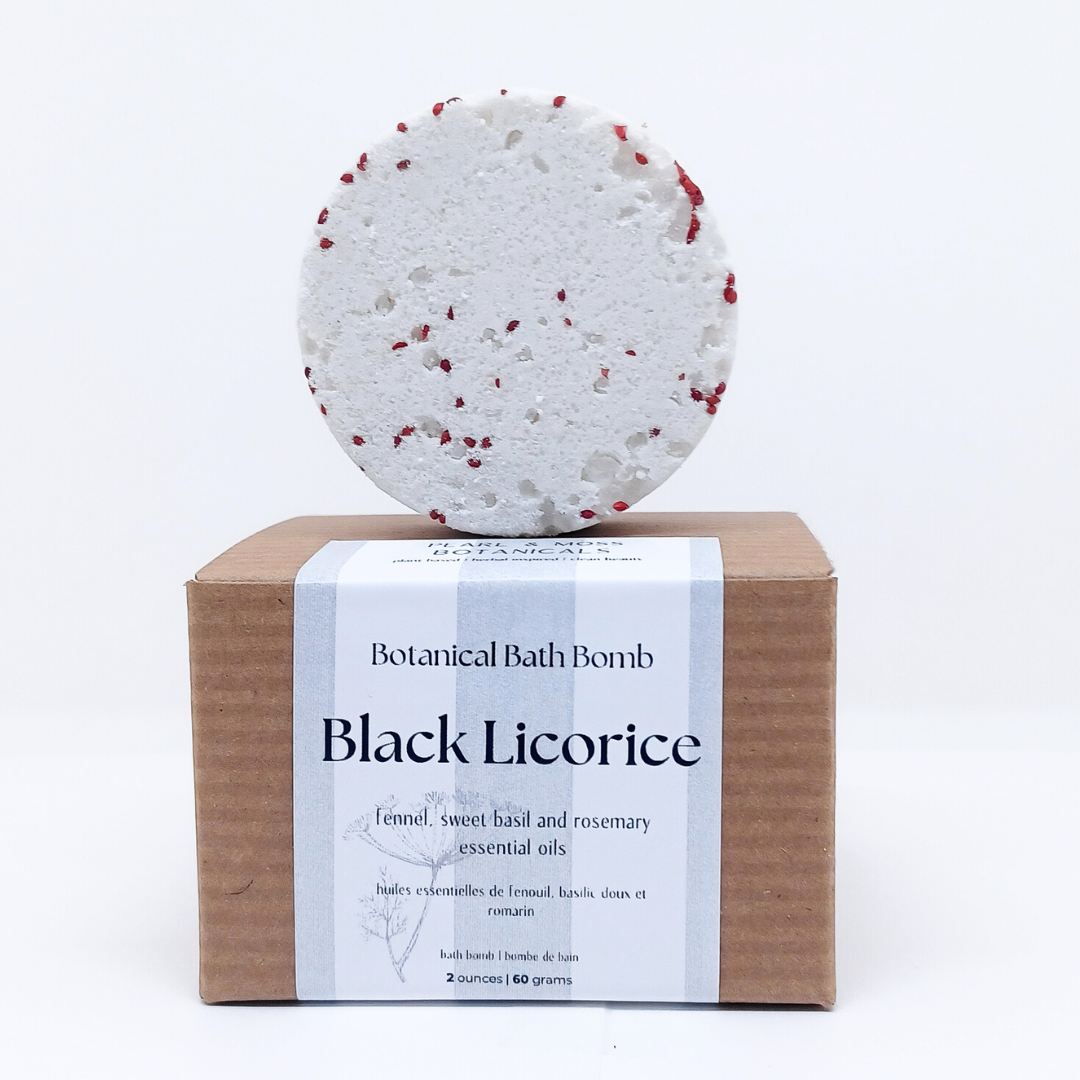 FW24 Seasonal Botanical Bath Bomb - Black Licorice