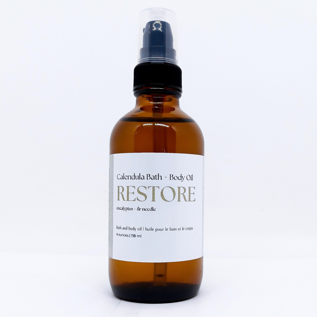 Refill Program: Calendula Bath + Body Oil: Restore