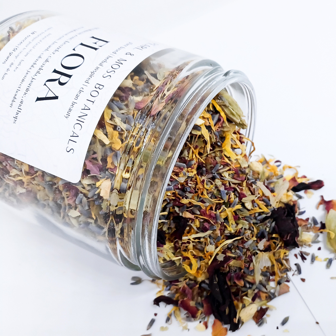 FLORA: The Botanical Facial Steam + Bath Tea