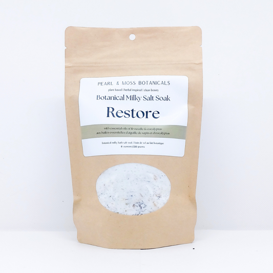 Botanical Milky Salt Soak: Restore