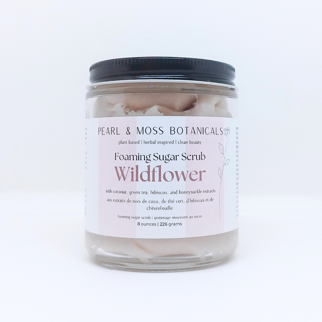 Foaming Sugar Scrub: Wildflower