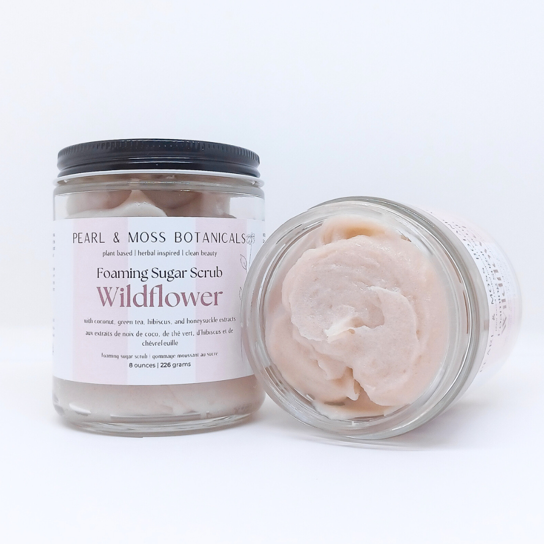 Foaming Sugar Scrub: Wildflower