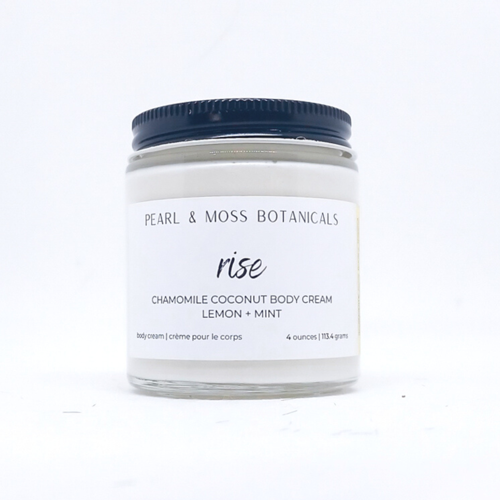 RISE: Bright and energizing, RISE is a blend of peppermint and lemongrass essential oils.  Light and smooth, the Chamomile Coconut Body Cream is softening and conditioning for the skin, with extra soothing effects from chamomile extract. Rich and luxurious, tucuma and babassu butter shine in this body cream, bringing a velvety smooth finish to your skin, while providing delicious hydration to your skin, courtesy of coconut water.